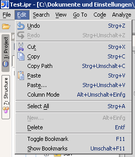 Click on Undo to withdraw Jindent's formatting