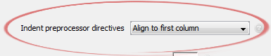 Indent preprocessor directives