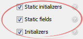 Static fields